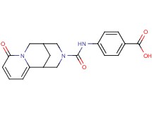 4-{[(6-oxo-7,11-diazatricyclo[7.3.1.0~2,7~]trideca-2,4-dien-11-yl)carbonyl]amino}benzoic acid