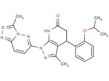 4-(2-isopropoxyphenyl)-3-methyl-1-(3-methyl[1,2,4]triazolo[4,3-b]pyridazin-6-yl)-1,4,5,7-tetrahydro-6H-pyrazolo[3,4-b]pyridin-6-one