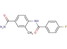 4-[(4-fluorobenzoyl)amino]-3-methylbenzamide