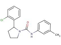 2-(2-chlorophenyl)-N-(3-methylphenyl)-1-pyrrolidinecarboxamide