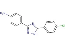 4-[5-(4-chlorophenyl)-1H-1,2,4-triazol-3-yl]aniline