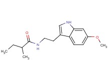 N-[2-(6-methoxy-1H-indol-3-yl)ethyl]-2-methylbutanamide