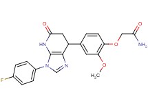 2-{4-[3-(4-fluorophenyl)-5-oxo-4,5,6,7-tetrahydro-3H-imidazo[4,5-b]pyridin-7-yl]-2-methoxyphenoxy}acetamide