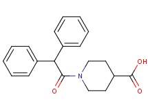 1-(diphenylacetyl)-4-piperidinecarboxylic acid