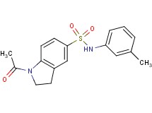 1-acetyl-N-(3-methylphenyl)-5-indolinesulfonamide