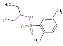 N-(1-ethylpropyl)-2,5-dimethylbenzenesulfonamide