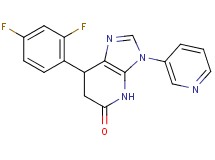 7-(2,4-difluorophenyl)-3-(3-pyridinyl)-3,4,6,7-tetrahydro-5H-imidazo[4,5-b]pyridin-5-one