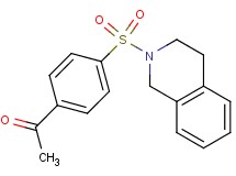 1-[4-(3,4-dihydro-2(1H)-isoquinolinylsulfonyl)phenyl]ethanone