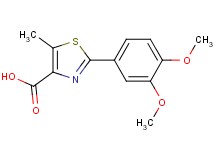 2-(3,4-dimethoxyphenyl)-5-methyl-1,3-thiazole-4-carboxylic acid