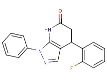 4-(2-fluorophenyl)-1-phenyl-1,4,5,7-tetrahydro-6H-pyrazolo[3,4-b]pyridin-6-one