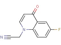 (6-fluoro-4-oxo-1(4H)-quinolinyl)acetonitrile