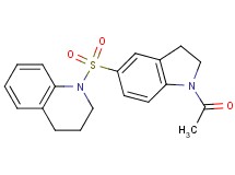1-[(1-acetyl-2,3-dihydro-1H-indol-5-yl)sulfonyl]-1,2,3,4-tetrahydroquinoline