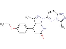 4-(4-ethoxyphenyl)-3-methyl-1-(3-methyl[1,2,4]triazolo[4,3-b]pyridazin-6-yl)-1,4,5,7-tetrahydro-6H-pyrazolo[3,4-b]pyridin-6-one