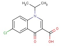 6-chloro-1-isopropyl-4-oxo-1,4-dihydro-3-quinolinecarboxylic acid