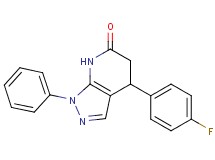 4-(4-fluorophenyl)-1-phenyl-1,4,5,7-tetrahydro-6H-pyrazolo[3,4-b]pyridin-6-one