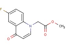 methyl (6-fluoro-4-oxo-1(4H)-quinolinyl)acetate