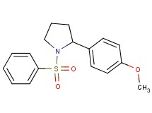 2-(4-methoxyphenyl)-1-(phenylsulfonyl)pyrrolidine