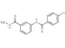 3-[(4-chlorobenzoyl)amino]-N-methylbenzamide