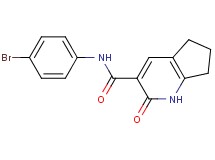 N-(4-bromophenyl)-2-oxo-2,5,6,7-tetrahydro-1H-cyclopenta[b]pyridine-3-carboxamide