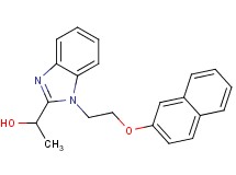 1-{1-[2-(2-naphthyloxy)ethyl]-1H-benzimidazol-2-yl}ethanol