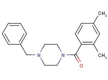 1-benzyl-4-(2,4-dimethylbenzoyl)piperazine