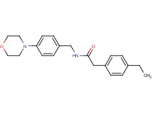 2-(4-ethylphenyl)-N-[4-(4-morpholinyl)benzyl]acetamide
