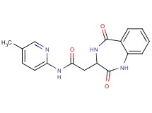 2-(2,5-dioxo-2,3,4,5-tetrahydro-1H-1,4-benzodiazepin-3-yl)-N-(5-methyl-2-pyridinyl)acetamide