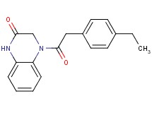 4-[(4-ethylphenyl)acetyl]-3,4-dihydro-2(1H)-quinoxalinone