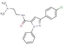 3-(4-chlorophenyl)-N-[2-(dimethylamino)ethyl]-1-phenyl-1H-pyrazole-5-carboxamide