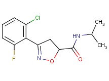 3-(2-chloro-6-fluorophenyl)-N-isopropyl-4,5-dihydro-5-isoxazolecarboxamide