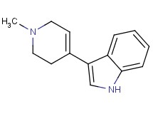 3-(1-methyl-1,2,3,6-tetrahydro-4-pyridinyl)-1H-indole