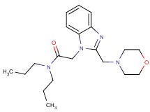 2-[2-(4-morpholinylmethyl)-1H-benzimidazol-1-yl]-N,N-dipropylacetamide
