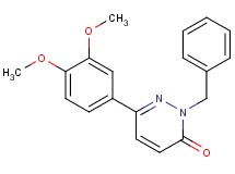 2-benzyl-6-(3,4-dimethoxyphenyl)-3(2H)-pyridazinone