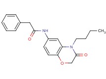 N-(4-butyl-3-oxo-3,4-dihydro-2H-1,4-benzoxazin-6-yl)-2-phenylacetamide
