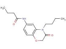 N-(4-butyl-3-oxo-3,4-dihydro-2H-1,4-benzoxazin-6-yl)butanamide