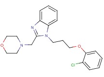 1-[3-(2-chlorophenoxy)propyl]-2-(4-morpholinylmethyl)-1H-benzimidazole