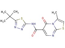 N-(5-tert-butyl-1,3,4-thiadiazol-2-yl)-3-methyl-5-oxo-5H-[1,3]thiazolo[3,2-a]pyrimidine-6-carboxamide