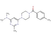 N,N,2-trimethyl-6-[4-(4-methylbenzoyl)-1-piperazinyl]-4-pyrimidinamine