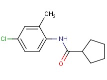 N-(4-chloro-2-methylphenyl)cyclopentanecarboxamide