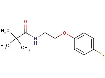 N-[2-(4-fluorophenoxy)ethyl]-2,2-dimethylpropanamide