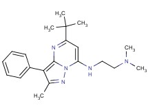 N'-(5-tert-butyl-2-methyl-3-phenylpyrazolo[1,5-a]pyrimidin-7-yl)-N,N-dimethyl-1,2-ethanediamine