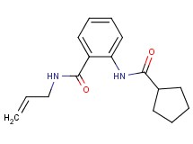 N-allyl-2-[(cyclopentylcarbonyl)amino]benzamide