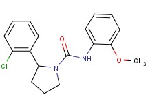 2-(2-chlorophenyl)-N-(2-methoxyphenyl)-1-pyrrolidinecarboxamide
