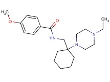 N-{[1-(4-ethyl-1-piperazinyl)cyclohexyl]methyl}-4-methoxybenzamide