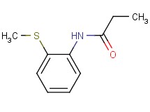 N-[2-(methylthio)phenyl]propanamide