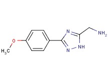 1-[3-(4-methoxyphenyl)-1H-1,2,4-triazol-5-yl]methanamine