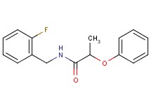 N-(2-fluorobenzyl)-2-phenoxypropanamide