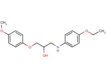 1-[(4-ethoxyphenyl)amino]-3-(4-methoxyphenoxy)-2-propanol