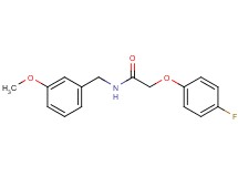 2-(4-fluorophenoxy)-N-(3-methoxybenzyl)acetamide