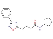 N-cyclopentyl-4-(3-phenyl-1,2,4-oxadiazol-5-yl)butanamide
